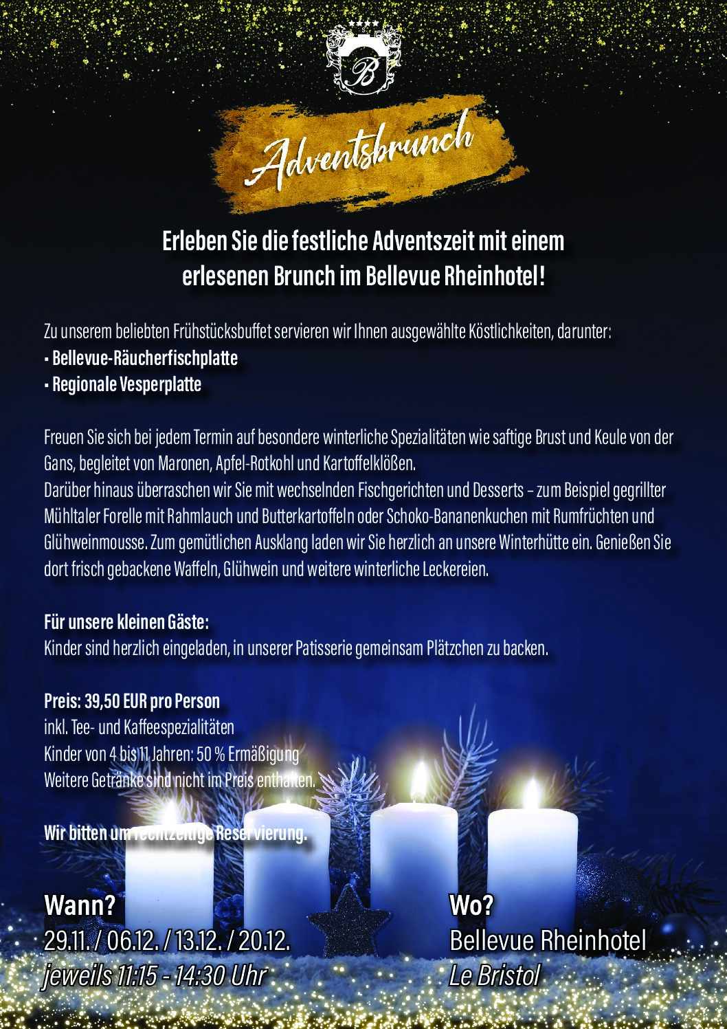 Mehr über den Artikel erfahren Adventsbrunch