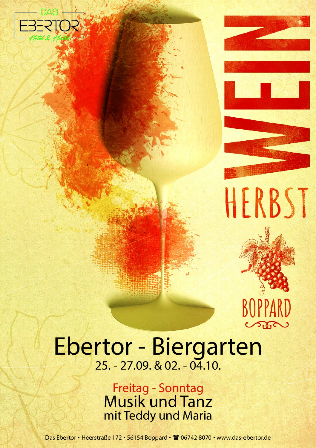 Mehr über den Artikel erfahren Weinfest im Benediktiner Biergarten Boppard